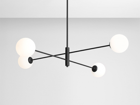 Lustră HOMME 4 becuri BLACK [1]