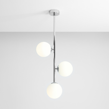 Lustre - Lustră LIBRA 3 becuri CHROME