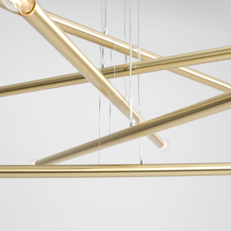 Lustră TUBO cu 10 becuri  BRASS [2]