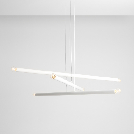 Lustre - Lustră TUBO cu 6 becuri WHITE