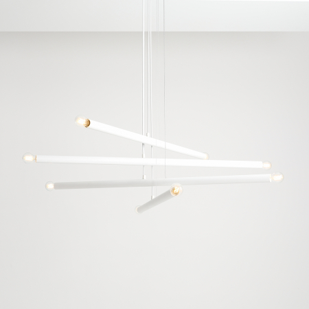 Lustre - Lustră TUBO cu 8 becuri WHITE