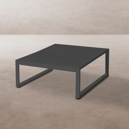 Mobilier Gradina - Masa de exterior din aluminiu. 100 x 100 x 45 cm