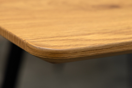 Masă de dining APARTMENT 120-160cm extensibilă, aspect lemn de stejar sălbatic natural [5]
