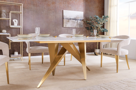 Masa de dining ART LIVING cu blat ceramic, 200 cm [4]