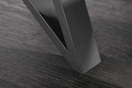 Masă de dining ATLAS 160-200cm extensibilă, aspect marmură, ceramică albă, sticlă securizată [6]