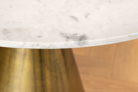 Masa de dining ELEGANCIA si blat de marmura, 100 cm [4]