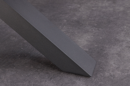 Masă de dining ETERNITY 160-200cm, ceramică cu aspect de marmură albă și sticlă securizată [7]