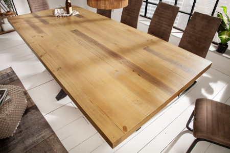 Masa de dining GALAXIE din lemn de pin, 200 cm [3]