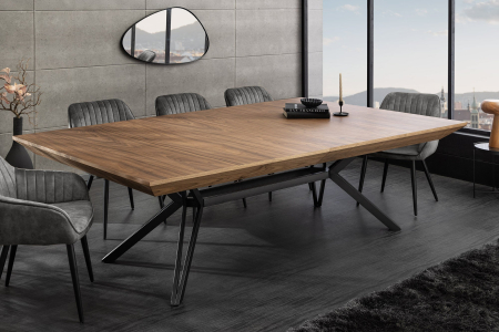 Masa de dining GIANT din lemn de nuc, 200-320 cm [3]