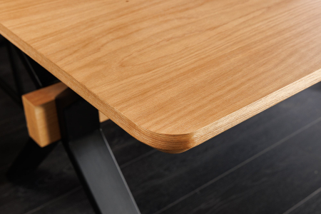 Masa de dining GIANT din lemn de stejar, 180-300 cm [5]