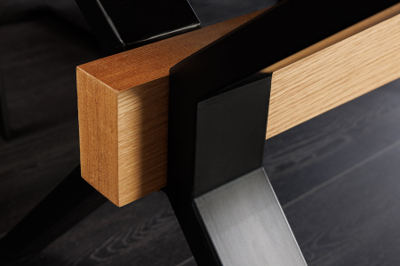 Masa de dining GIANT din lemn de stejar, 180-300 cm [8]