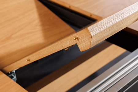 Masa de dining GIANT din lemn de stejar, 180-300 cm [7]