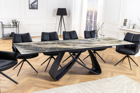 Masa de dining INFINITY extensibila cu aspect ceramic, 180-220-260 cm [5]