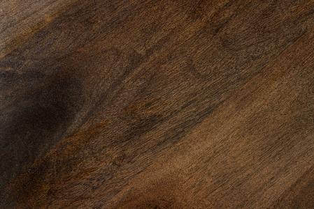 Masă de dining IRON CRAFT Ø 120cm rotundă din lemn de mango, culoare taupe, maro, cu picioare negre [4]