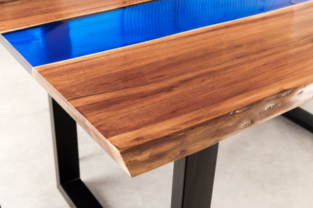 Masa de dining LIQUID din lemn de salcam, 160 cm [4]