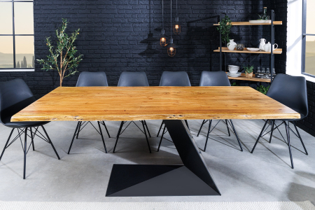 Masa de dining MAMMUT BALANCE din lemn de salcam, 200 cm 35 mm [2]