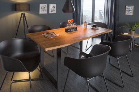 Masa de dining MAMMUT din lemn de salcam salbatic, 160 cm [1]