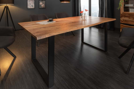 Masa de dining MAMMUT din lemn de salcam salbatic, 180 cm [2]