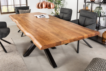 Masa de dining MAMMUT NATURE din lemn de salcam, 220 cm [2]