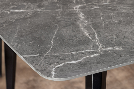 Masa de dining MILANO din ceramica antracit, 160 cm [4]