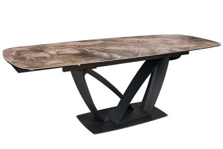 Mese bucatarie & dining - Masa de dining PAPILLON extensibila cu aspect ceramic, 180-220-260 cm
