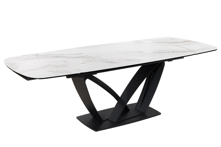 Mese bucatarie & dining - Masa de dining PAPILLON extensibila cu aspect ceramic, 180-220-260 cm
