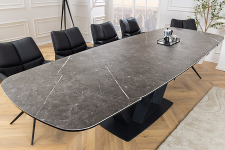 Masa de dining PAPILLON extensibila cu aspect ceramic, 180-220-260 cm [4]