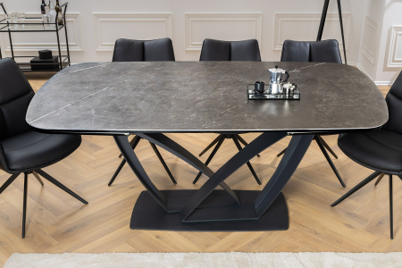 Masa de dining PAPILLON extensibila cu aspect ceramic, 180-220-260 cm [3]
