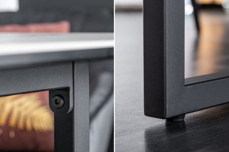 Masa de dining SYMBIOSE cu aspect de marmura, 200 cm [6]