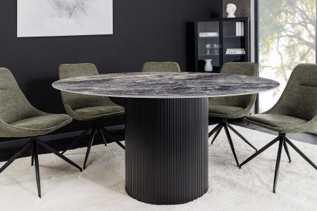 Masa de dining UNIQUE din ceramica, 120 cm [8]