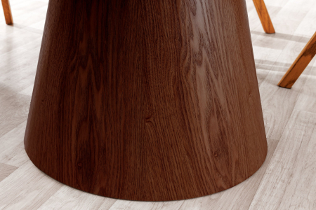 Masa de dining UNIQUE  din lemn de nuc si blat ceramic, 120 cm [7]