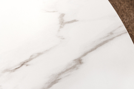 Masa de dining UNIQUE  din lemn de nuc si blat ceramic, 120 cm [6]