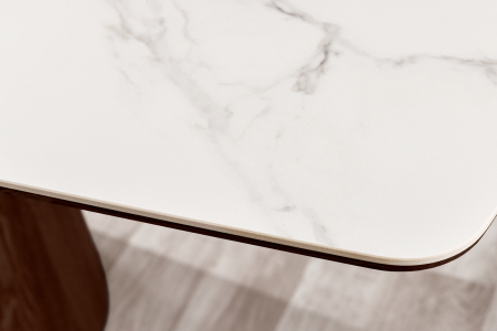 Masa de dining UNIQUE  din lemn de nuc si blat ceramic, 200 cm [5]