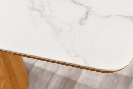 Masa de dining UNIQUE  din lemn de stejar si blat ceramic, 200 cm [4]