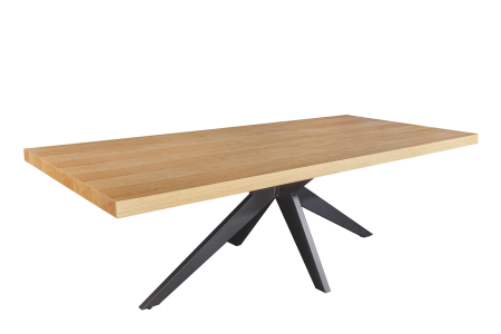 Mese bucatarie & dining - Masa de dining ZEUS din lemn de stejar, 240 cm