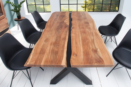 Masă dining din lemn de salcâm Amazonas, 200 cm [3]