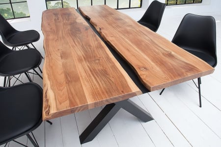 Masă dining din lemn de salcâm Amazonas, 200 cm [4]