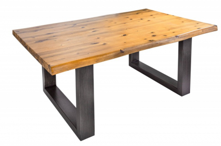 Măsuță de cafea din lemn masiv de salcâm Genesis, 110 cm