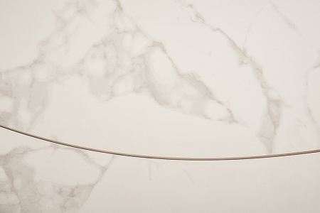 Masa dining extensibila cu blat din ceramica Inception 130-190 cm, alb [7]