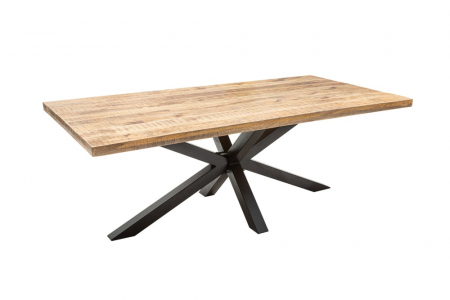 Mese bucatarie & dining - Masa dining dreptunghiulara Galaxie cu blat din lemn de mango, 160 cm