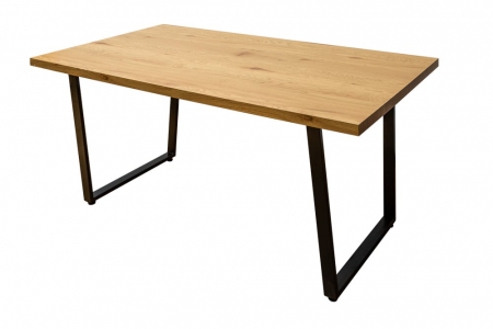 Mese bucatarie & dining - Masa dining dreptunghiulara Loft cu blat din MDF, 140 cm