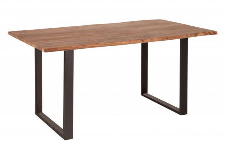 Masa dining dreptunghiulara Mammut cu blat din lemn de salcam, 140 cm [5]
