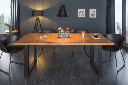 Masa dining dreptunghiulara Mammut cu blat din lemn de salcam, 160 cm [1]