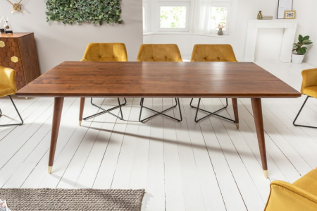 Masa dining dreptunghiulara Mystic Living cu blat din lemn de salcam, 160 cm [2]