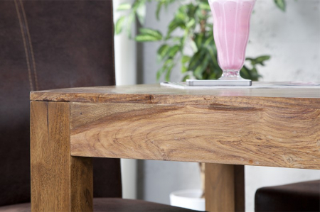 Masa dining dreptunghiulara Pure cu blat din lemn de Sheesham, 120 cm [4]