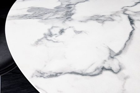 Masa dining rotunda cu blat din ceramica Ellipse [4]