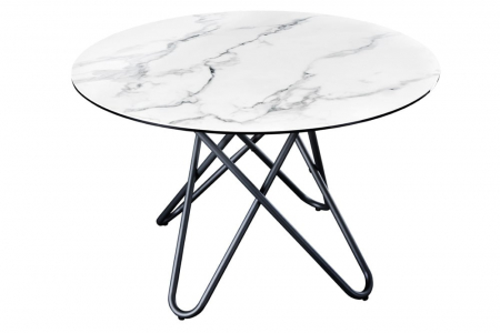 Mese bucatarie & dining - Masa dining rotunda cu blat din ceramica Ellipse