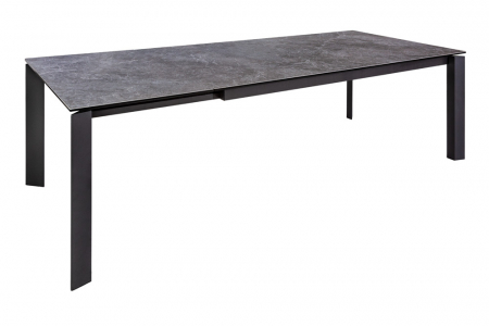 Mese bucatarie & dining - Masa dining extensibila cu blat din ceramica Esstisch 180-240 cm, aspect granit