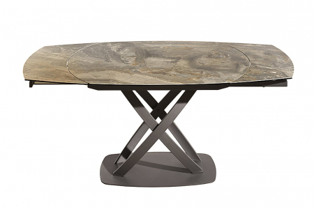 Masa dining extensibila cu blat din ceramica Inception 130-190 cm, taupe