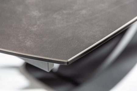 Masa dining extensibila cu blat din ceramica Inception 130-190 cm, antracit [5]